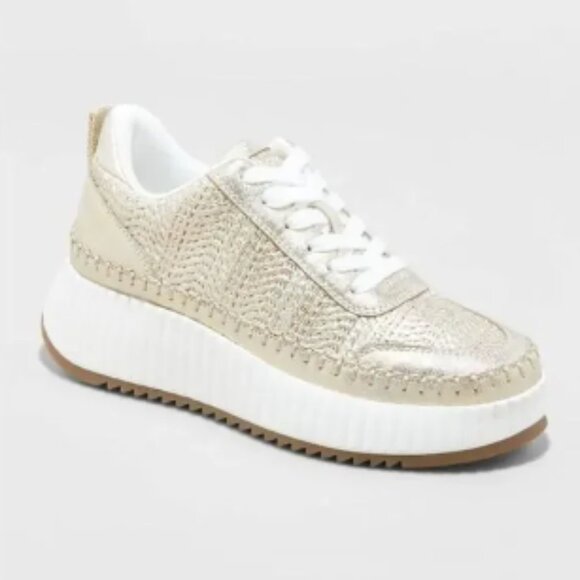 Universal Thread Persephone Sneakers Gold - Picture 1 of 1